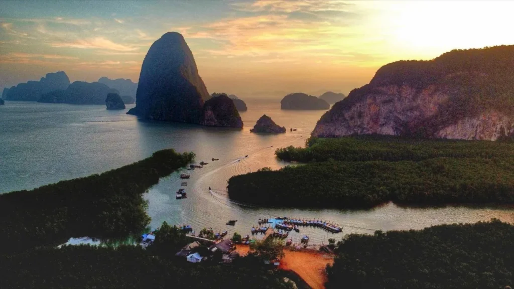 sea-kayaking-phang-nga-bay-sunset-limestone